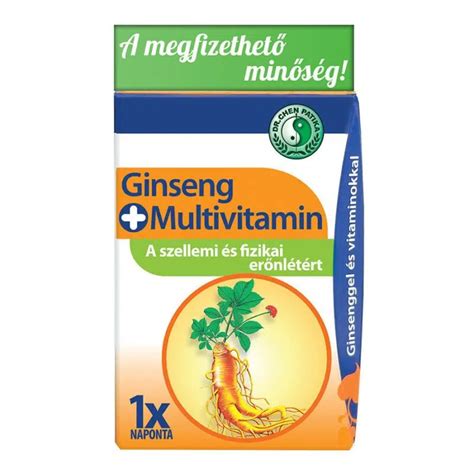 Dr Chen ginseng multivitamin kapszula 30db BioNagyker webáruház