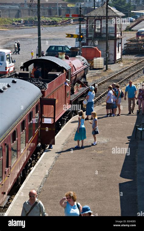 The Hogwarts Express at Carnforth, Lancashire, England Stock Photo - Alamy