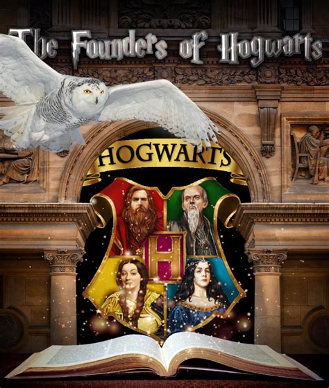 Hogwarts Founders Card The Hogwarts Founders Fan Art 45352046 Fanpop