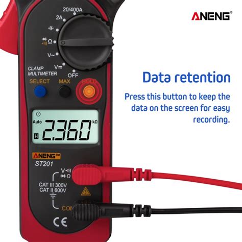 Wholesale Aneng St Digital Clamp Multimeter Ammeter Transistor