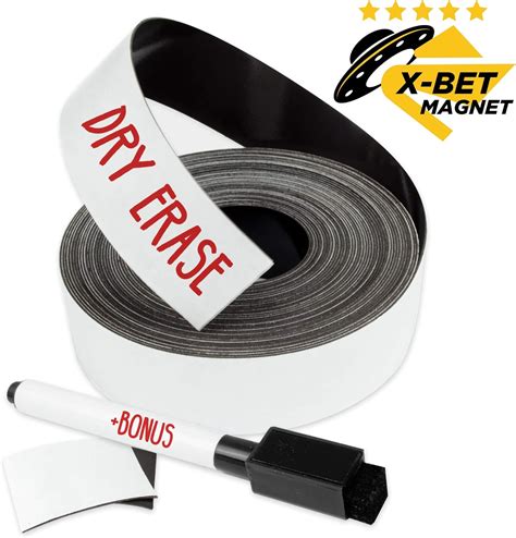 Dry Erase Magnetic Strips Inch X Feet Magnetic Tape Roll Blank