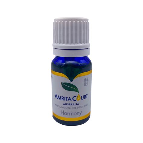 Amrita Court Pure And Natural Essential Oil Blend Harmony 10ml The Zen Store