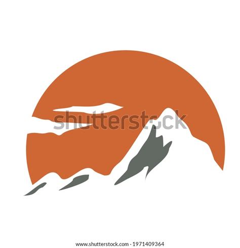 Mountain Sunset Background Vector Design Stock Vector (Royalty Free ...