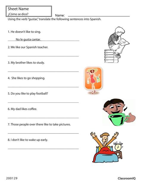 17 Best images about Spanish Worksheets // Level 2 on Pinterest ...