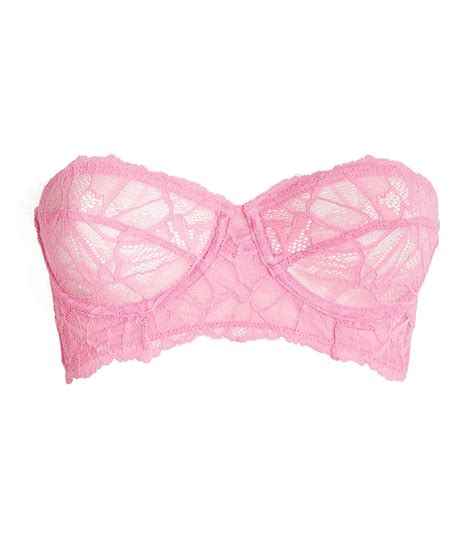 Dora Larsen Lace Strapless Bra In Pink Lyst Uk