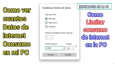 Controlar El Consumo De Datos En Tu Pc Coop La Lonja