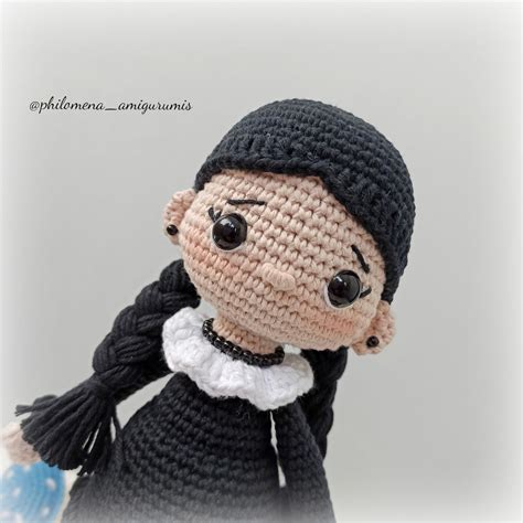 Patr N Crochet Merlina Wednesday Addams Amigurumi Pdf Tutorial Etsy