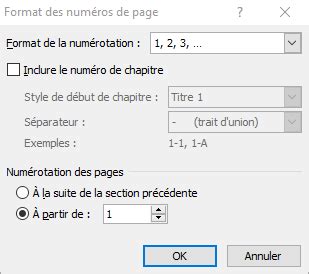 Word comment ajouter des numéros de page sur un document Le Cours