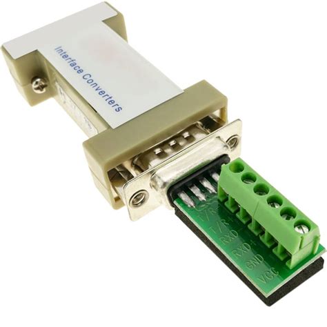 Serial Adapter Rs232 Db9 To Rs422 Rs485 6 Pin And Db9 Cablematic