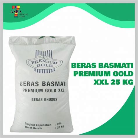 Beras Basmati Premium Gold Xxl Kg Asba Jaya Berkah