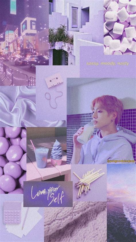 Jeon Jungkook Purple Aesthetics Hd Phone Wallpaper By Angrylotus