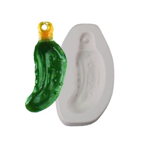 47318-Christmas Pickle Ornament Mold | Rainbow Art Glass