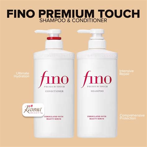 FINO Premium Touch Shampoo and Conditioner | Hair Rejuvenation | Shopee ...