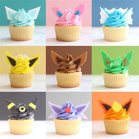 I made Eeveelution cupcakes for the Pokémon Go Community Day Which one