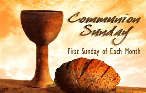 First Sunday Communion