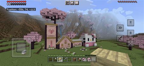 Hello Kitty themed House in Survival - Minecraft Fan Art (45110554) - Fanpop