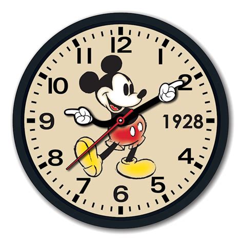 In Mickey Mouse Wall Clock