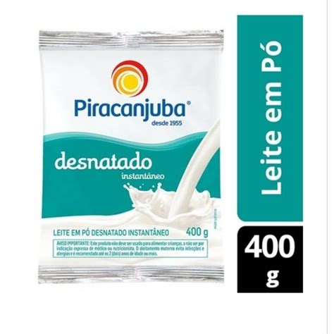 Leite Em P Desnatado Instant Neo Piracanjuba Sach G Shopee Brasil