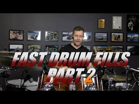 Drum Lessons Fast Singles Stroke Fills Part Youtube