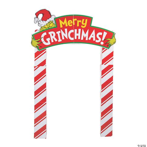 6 Ft Dr Seuss™ The Grinch Merry Grinchmas Archway Cardboard Stand Up