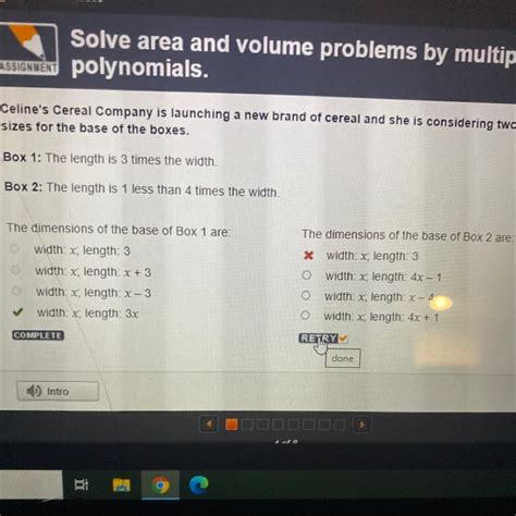 The Dimensions Of The Base Of Box Are O Width X Length Width X