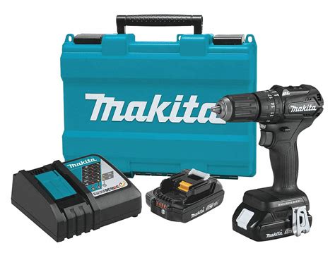 MAKITA, 18V, Subcompact Premium, Cordless Hammer Drill Kit - 408L96|XPH11RB - Grainger