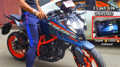 Finally 2024 KTM Duke 390 3rd Gen Model Super Loud Exhaust Full