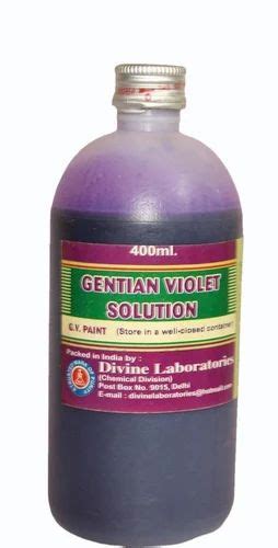 Gentian Violet Solution Liquid Ml At Rs Bottle In New Delhi