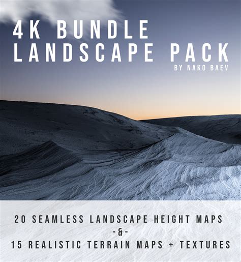 artstation  landscape bundle pack  seamless landscape height