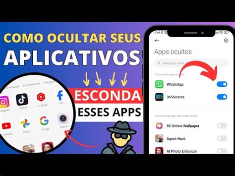 COMO OCULTAR OU ESCONDER QUALQUER APLICATIVO DO SEU CELULAR ANDROID E