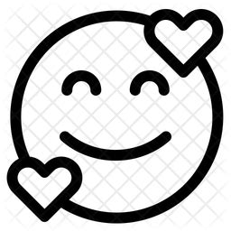 Hug Love Emoticon Emoji Icon - Download in Line Style