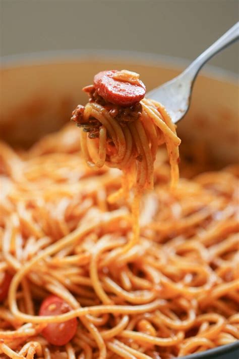 Filipino Spaghetti Recipe W Sweet Spaghetti Sauce Hungry Huy