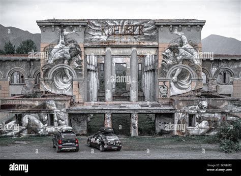 Abandoned Soviet Train Station. Kirovsk, Russia Stock Photo - Alamy