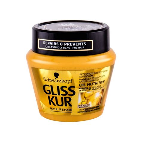 Schwarzkopf Gliss Kur Oil Nutritive Masc De P R Pentru Femei Ml