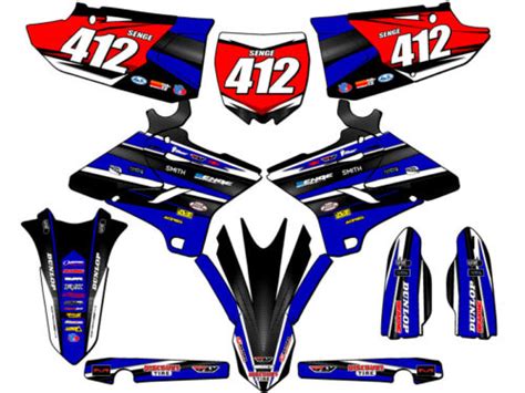 Fits Polisport Restyle Yz Stroke Vigor Blue Senge