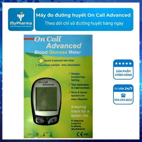 Máy đo đường huyết On Call Advanced Nhanh chóng chính xác dễ đo