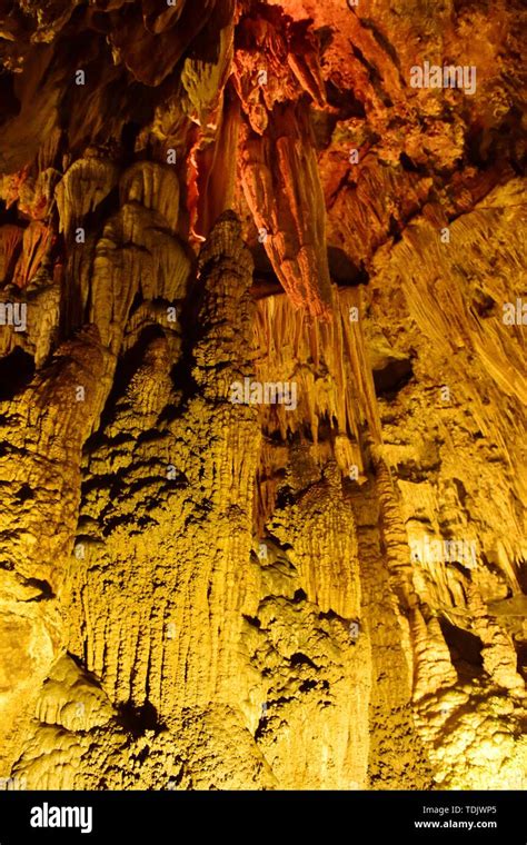 Natural karst caves Stock Photo - Alamy