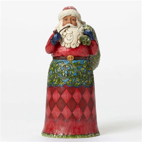 Jim Shore Heartwood Creek Santa Collection Victorian Santa With Toy Bag