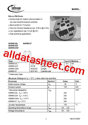 Bar L Pdf Infineon Technologies Ag