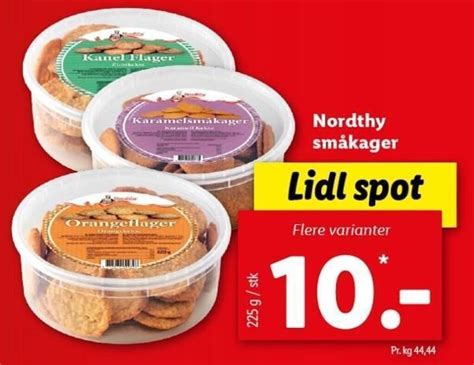 Nordthy Småkager 225g tilbud hos Lidl