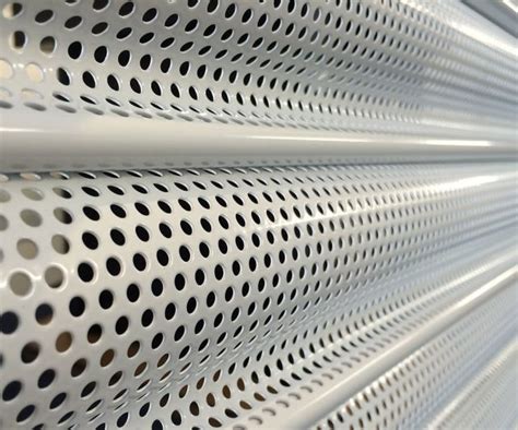 Perforated Roller Shutters Safety Steel Works