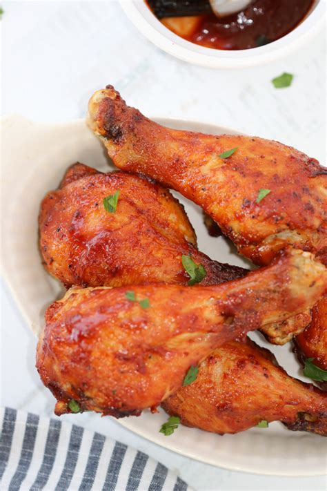 Air Fryer Barbecue Chicken Legs Best Easy Bbq Drumsticks Recipe