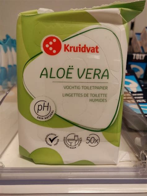 Kruidvat aloë vera vochtig toiletpapier INCI Beauty