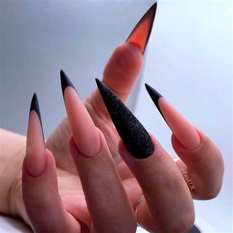 Best Black Stiletto Nails Designs For Your Halloween Artofit