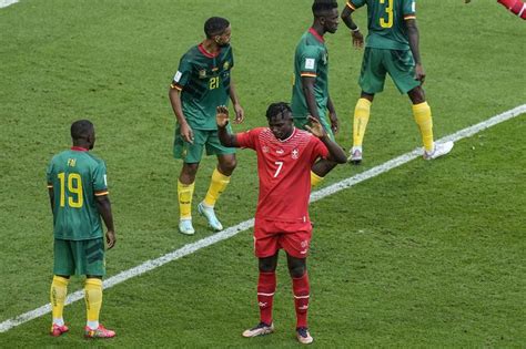 Swiss Striker Embolo Refuses To Celebrate Goal Against Cameroon