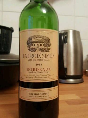 2014 Château Coursou La Croix Simon Bordeaux Vivino US