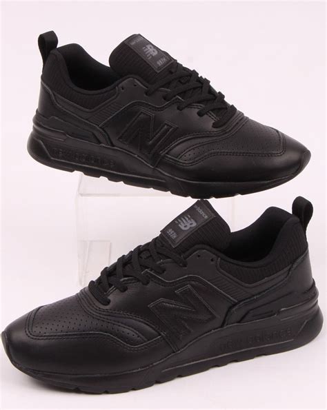 New Balance 997 Leather Trainers Black - 80s Casual Classics