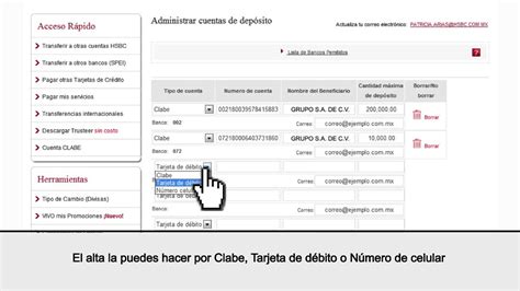 Como Transferir Dinero De Hsbc A Bancomer Ayuda Gob