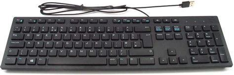 Dell Kb Clavier Usb Qwerty Anglais Noir Claviers Standard Avec