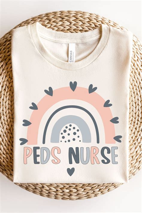 Pediatric Nurse Shirt Peds Nurse T Shirt Cute Peds Nurse Tee Etsy In